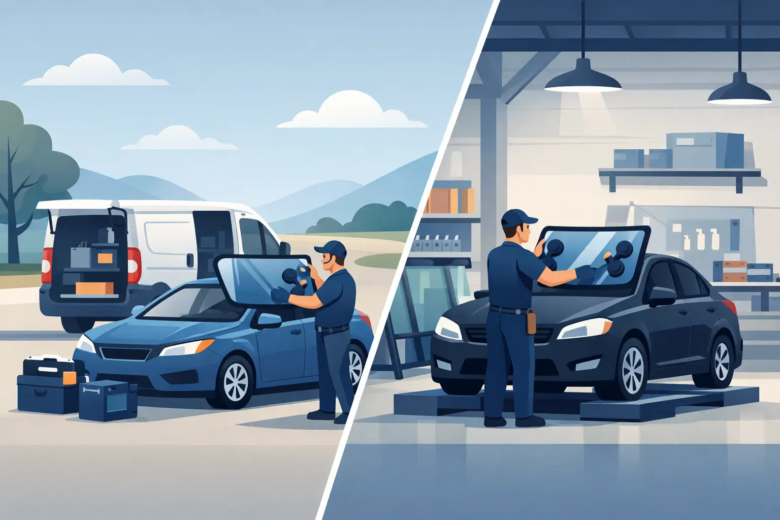 Mobile Auto Glass Versus Shop - Which Is Better?